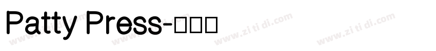 Patty Press字体转换